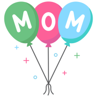 Mom Balloon Trio